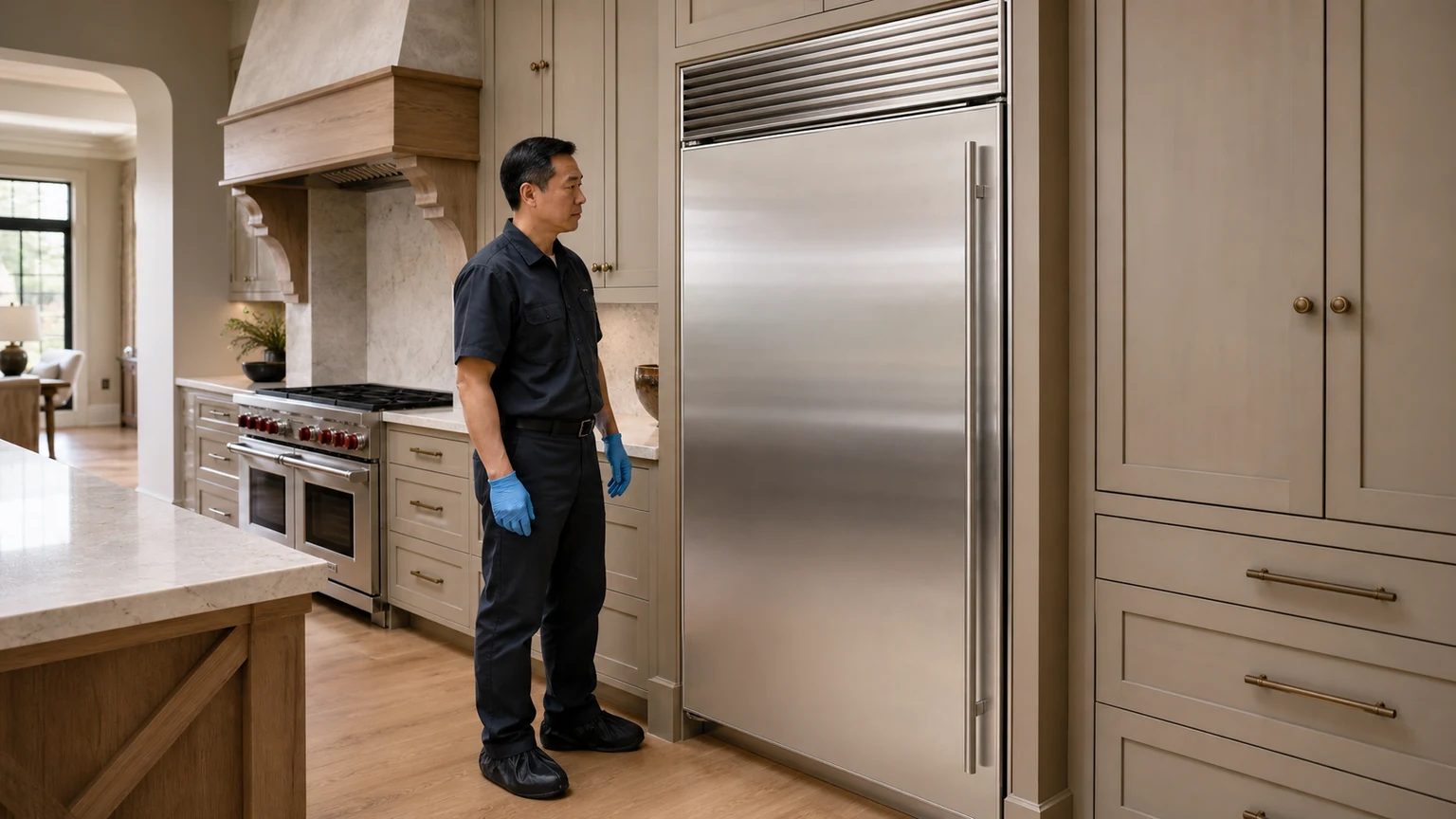 Built-in refrigerator diagnostic visit in Alpharetta